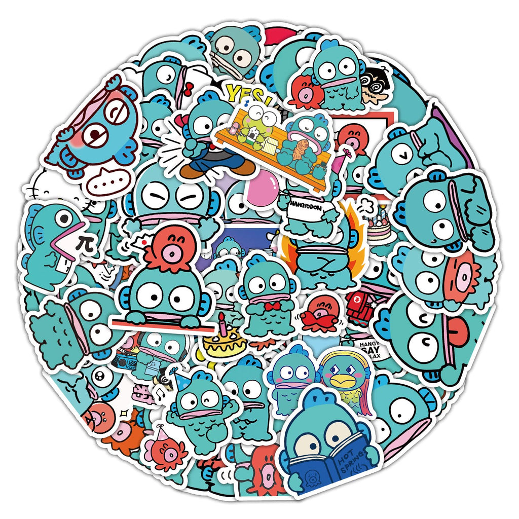 100 Stück One Piece Aufkleber für Wasserflaschen, Laptop, Computer, Skateboard, niedliches Aufkleber-Geschenk für Kinder, Teenager, wasserdicht