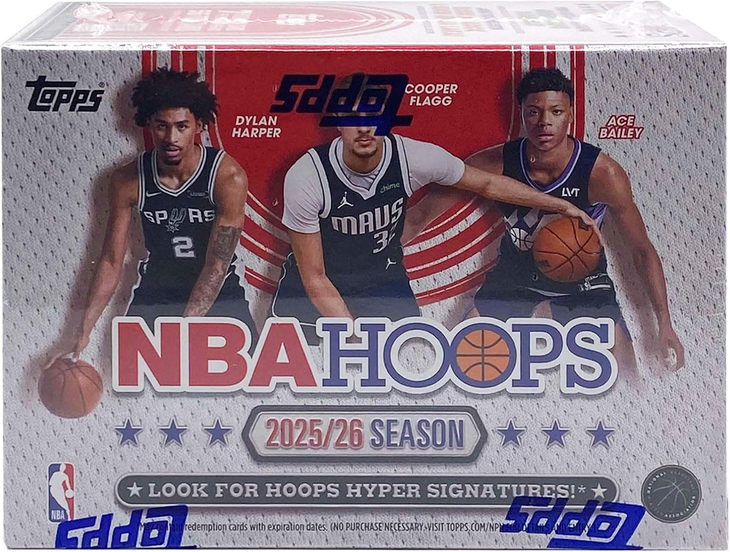 Topps Hoops 2025 2026 Value Box Basketball NBA & Card Up Sleeve