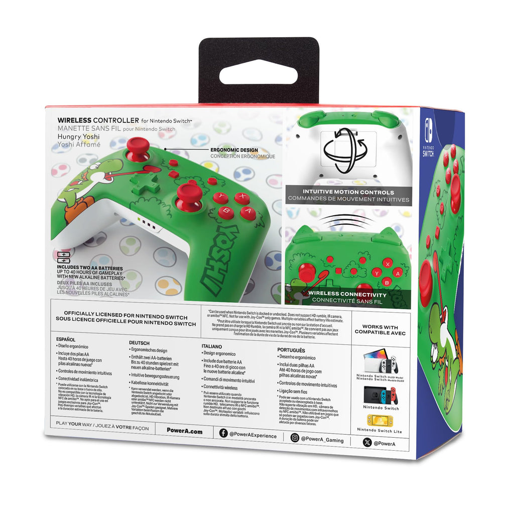 PowerA Enhanced Wireless Controller for Nintendo Switch - Peely, Fortnite, Nintendo Switch - OLED Model, Nintendo Switch Lite, Gamepad, Game Controller, Bluetooth Controller, Officially Licensed