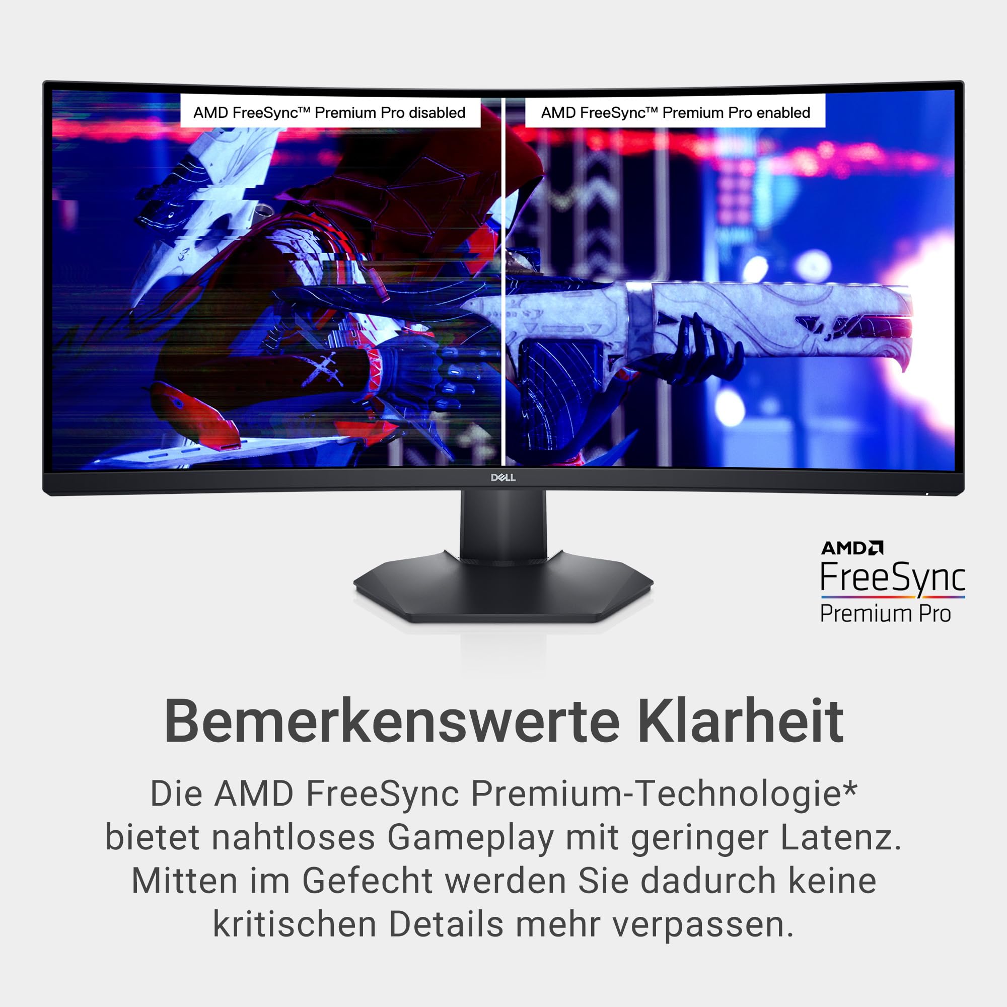 Dell 34 Plus USB-C Monitor - S3425DW, WQHD (3440x1440), 120Hz, VA, 1ms