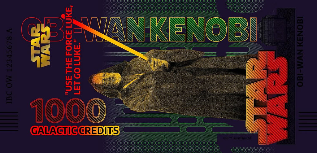 FANTASY CLUB Star Wars Trilogie Original OBI WAN Kenobi | Offizielles Merchandising | Limitierte Auflage mit goldenem Hologramm und UV-Effekten