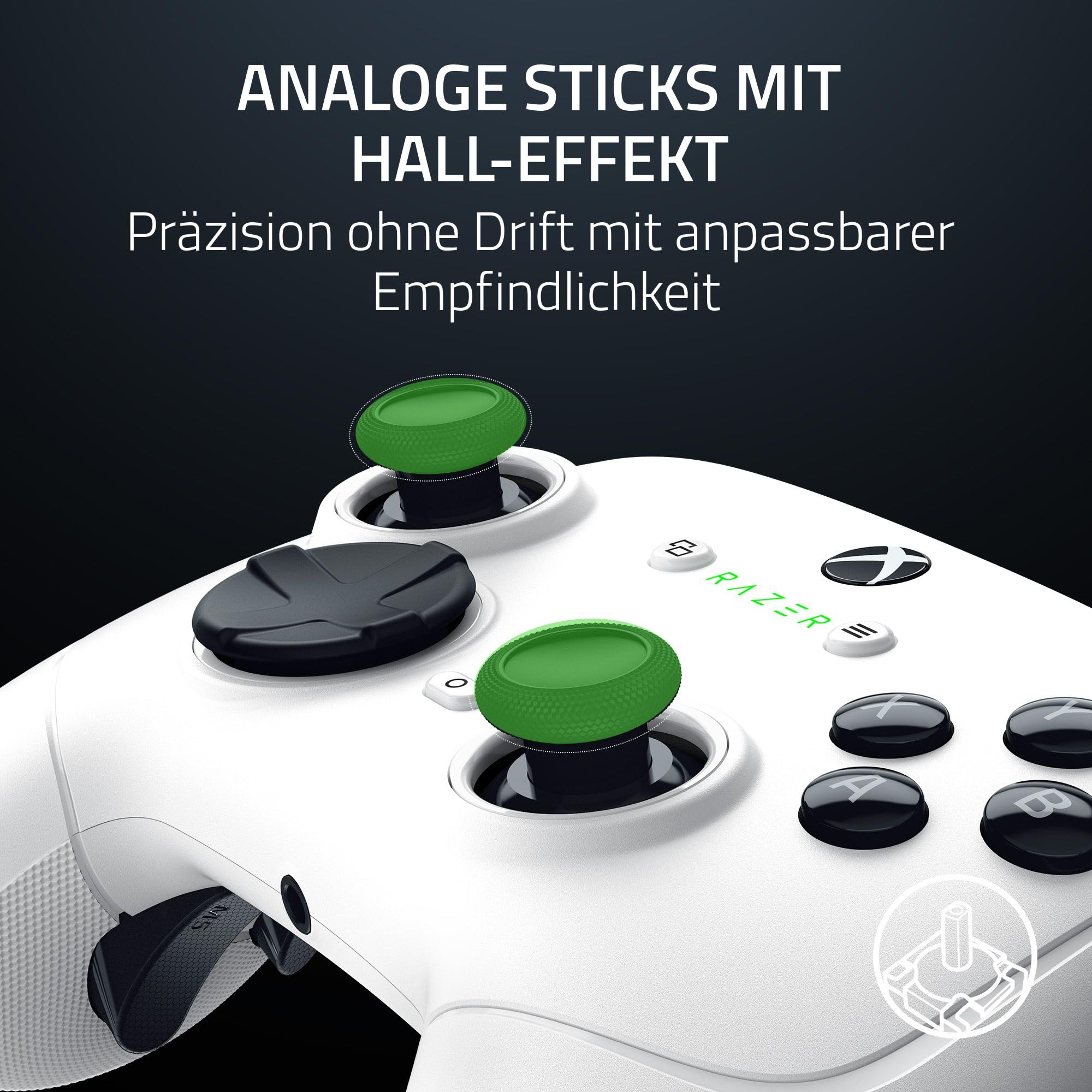 Razer Wolverine V3 Pro - Kabelloser Esports Controller für Xbox & PC (HyperSpeed Wireless, Mecha Tactile Action Buttons, Anti-Drift Hall Effect Analog Sticks, haptische Vibrationen) Schwarz