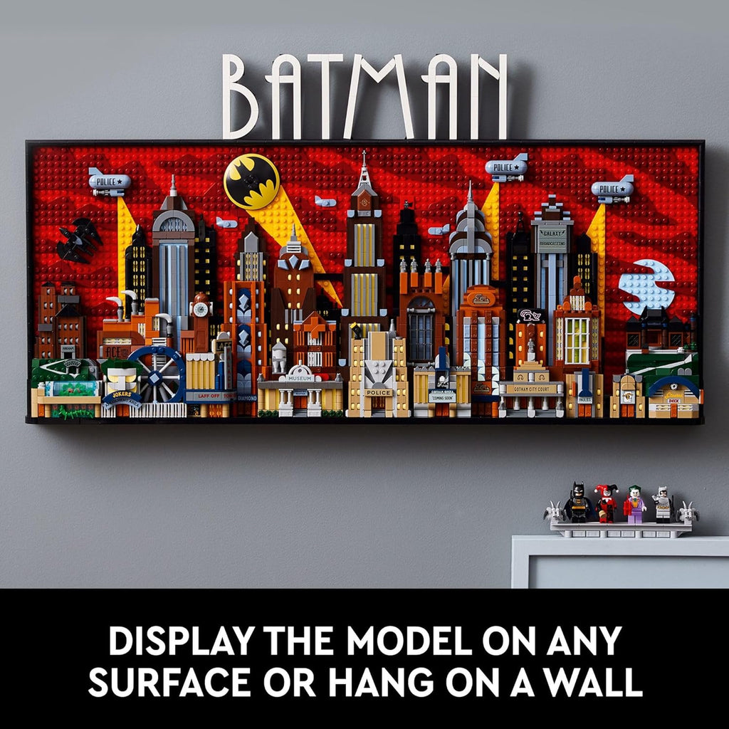 Lego DC Batman - The Animated Series Gotham City Build and Display Adult Set with Minifigures, DC Collectible Gift for Fans of Superhero Action and Adventure Movies, 76271