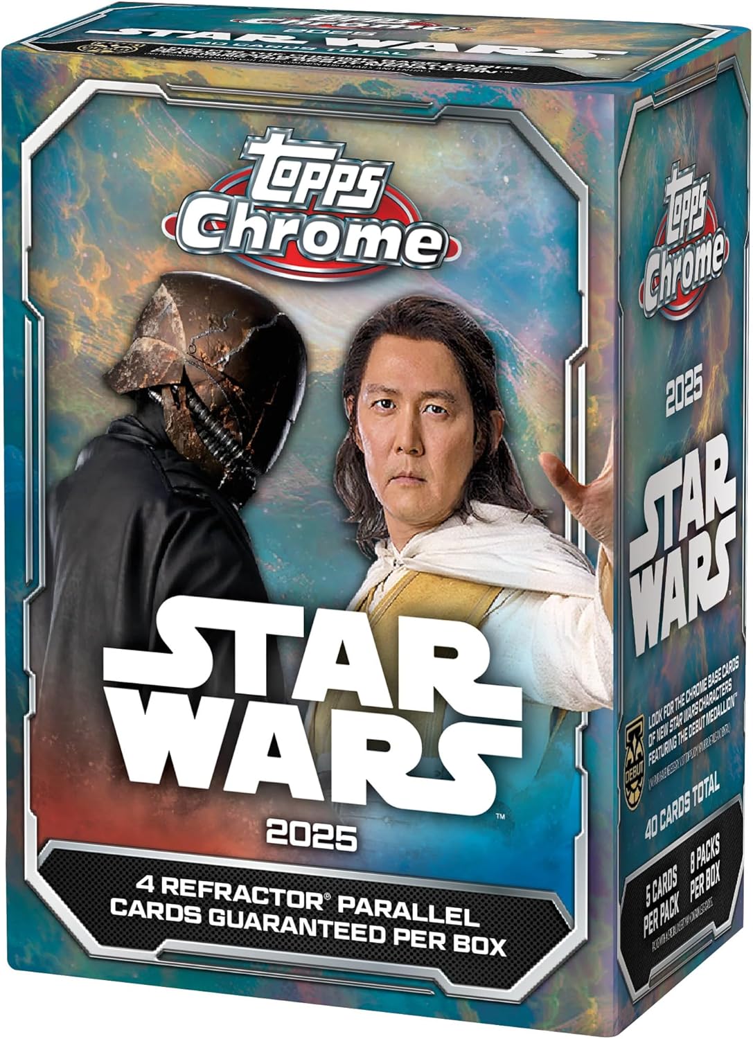 2025 Topps Chrome Star Wars – Fabrikversiegelt – Wertbox