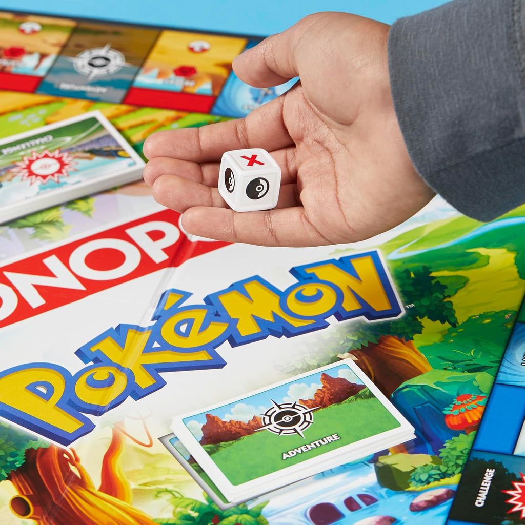 Monopoly Pokémon Edition Brettspiel | ab 8 Jahren | 2 bis 4 Spieler | Kinderspiel für Pokémon Fans | unterhaltsames Familienspiel | 45 Min. durchschnittlich - Deutsche Version