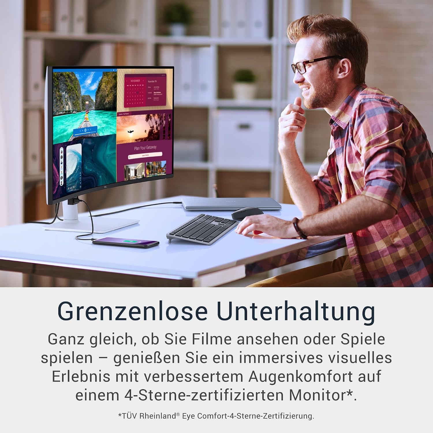 Dell 34 Plus USB-C Monitor - S3425DW, WQHD (3440x1440), 120Hz, VA, 1ms