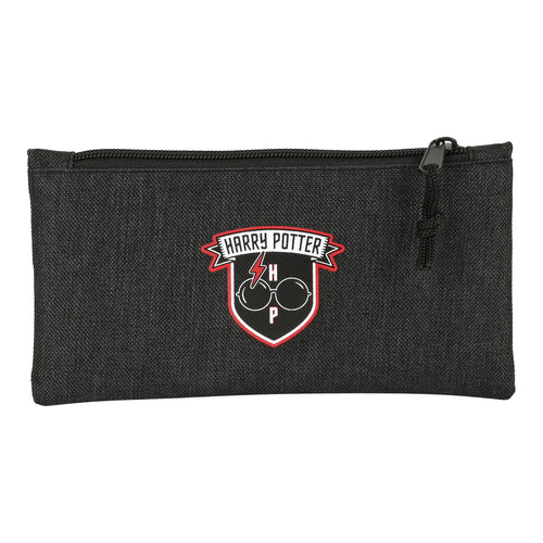 School Case Harry Potter Witchcraft Black Maroon (22 x 11 x 1 cm)