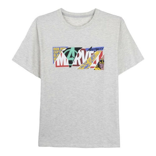 👕 Marvel Herren T-Shirt – Grau für Erwachsene