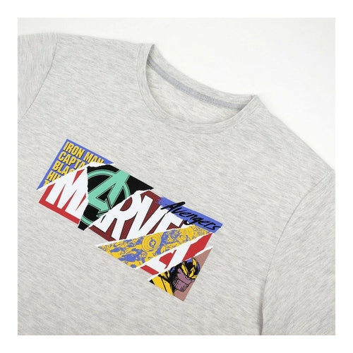 👕 Marvel Herren T-Shirt – Grau für Erwachsene