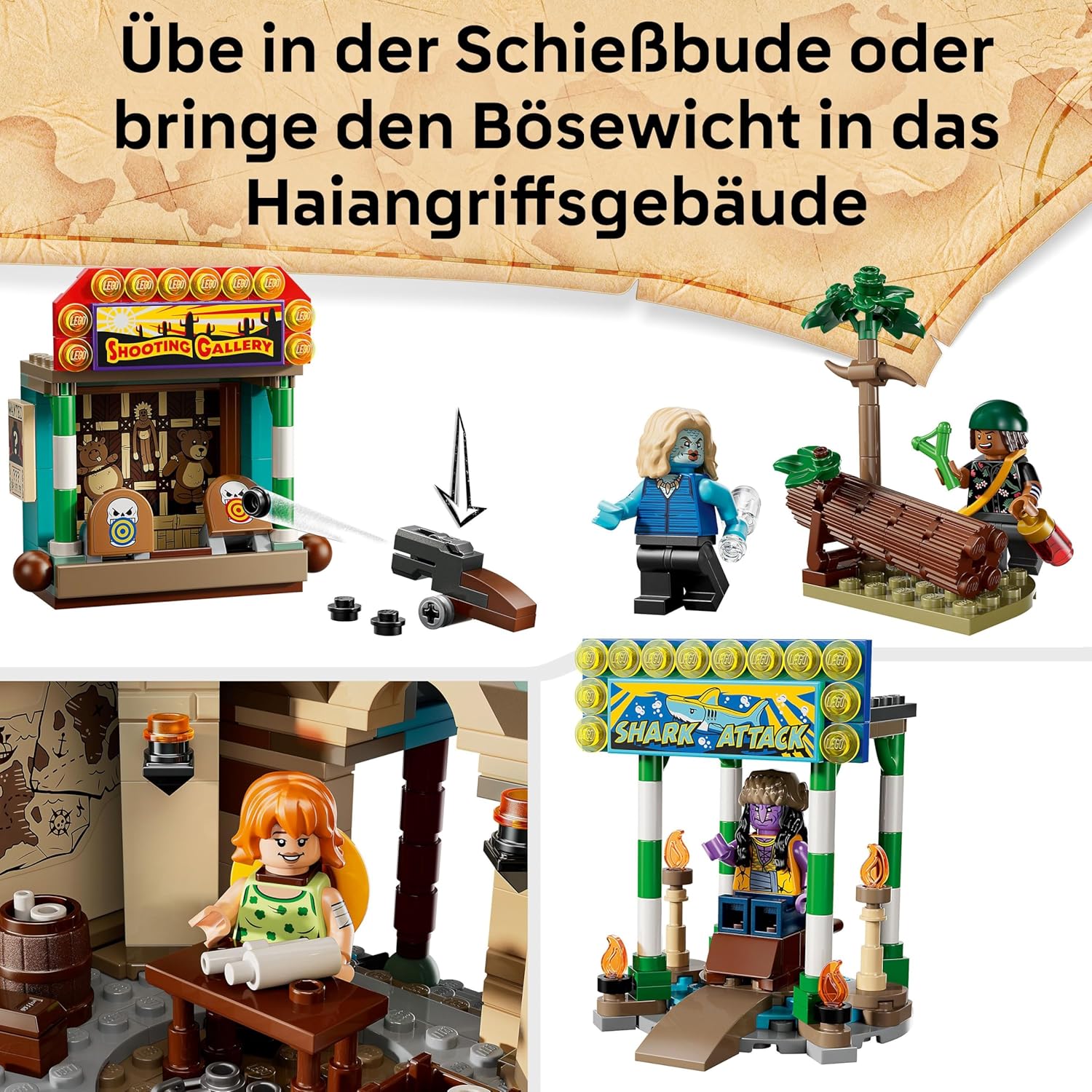 LEGO ONE PIECE - Showdown im Arlong Park - Interaktives Spielzeug mit 5 Minifiguren - Ruffy & Nami sowie Einer einstürzenden Pagode - Anime Geschenk für Jungen, Mädchen & Fans ab 9 Jahren - 75638