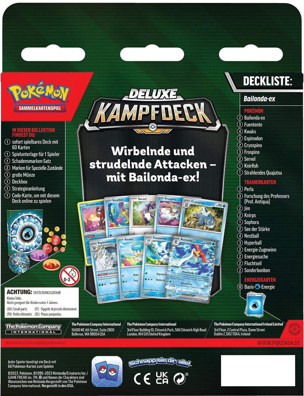 Pokémon-Sammelkartenspiel: Deluxe-Kampfdeck Zapdos-ex (sofort spielbares Deck mit 60 Karten & Zubehör)