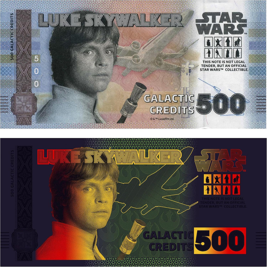 FANTASY CLUB Star Wars Original Luke Skywalker Trilogie | Offizielles Merchandising | Limitierte Auflage mit goldenem Hologramm und UV-Effekten