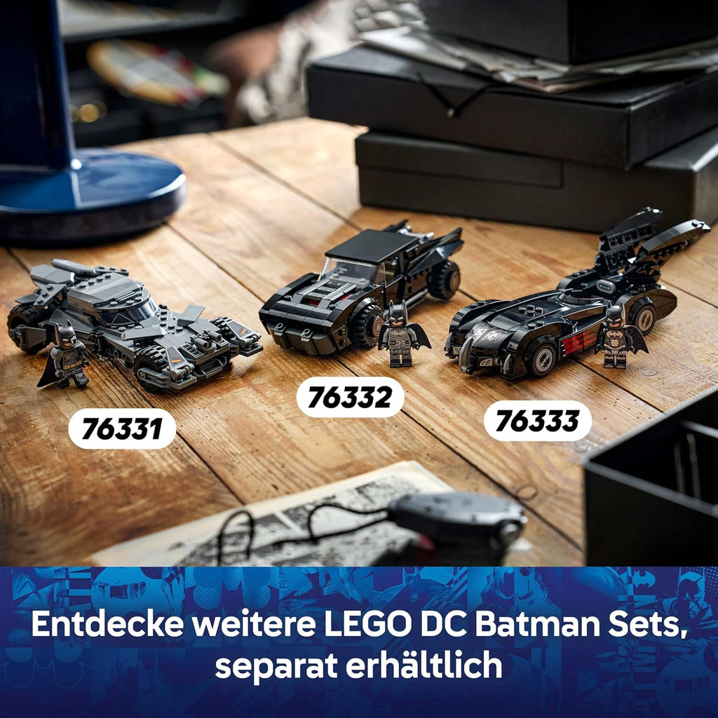 LEGO DC Batman: The Batman Batmobile - Kids' Toy - Playset with Model Car and Superhero Minifigure for Ages 9+ - Creative Gift for Boys, Girls, and Fans - 76332