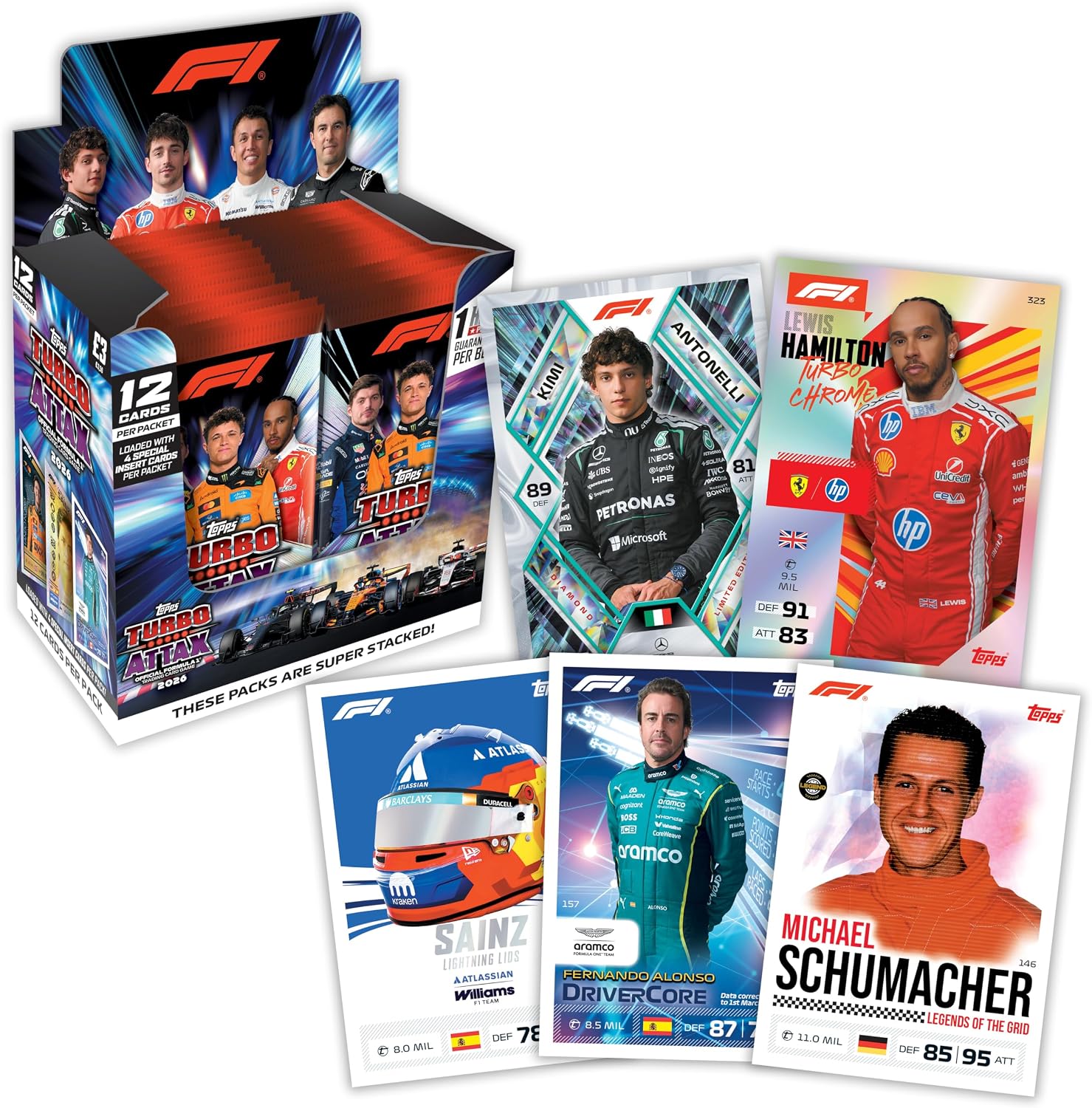 Topps Formula 1 2026 Turbo Attax - Full Box