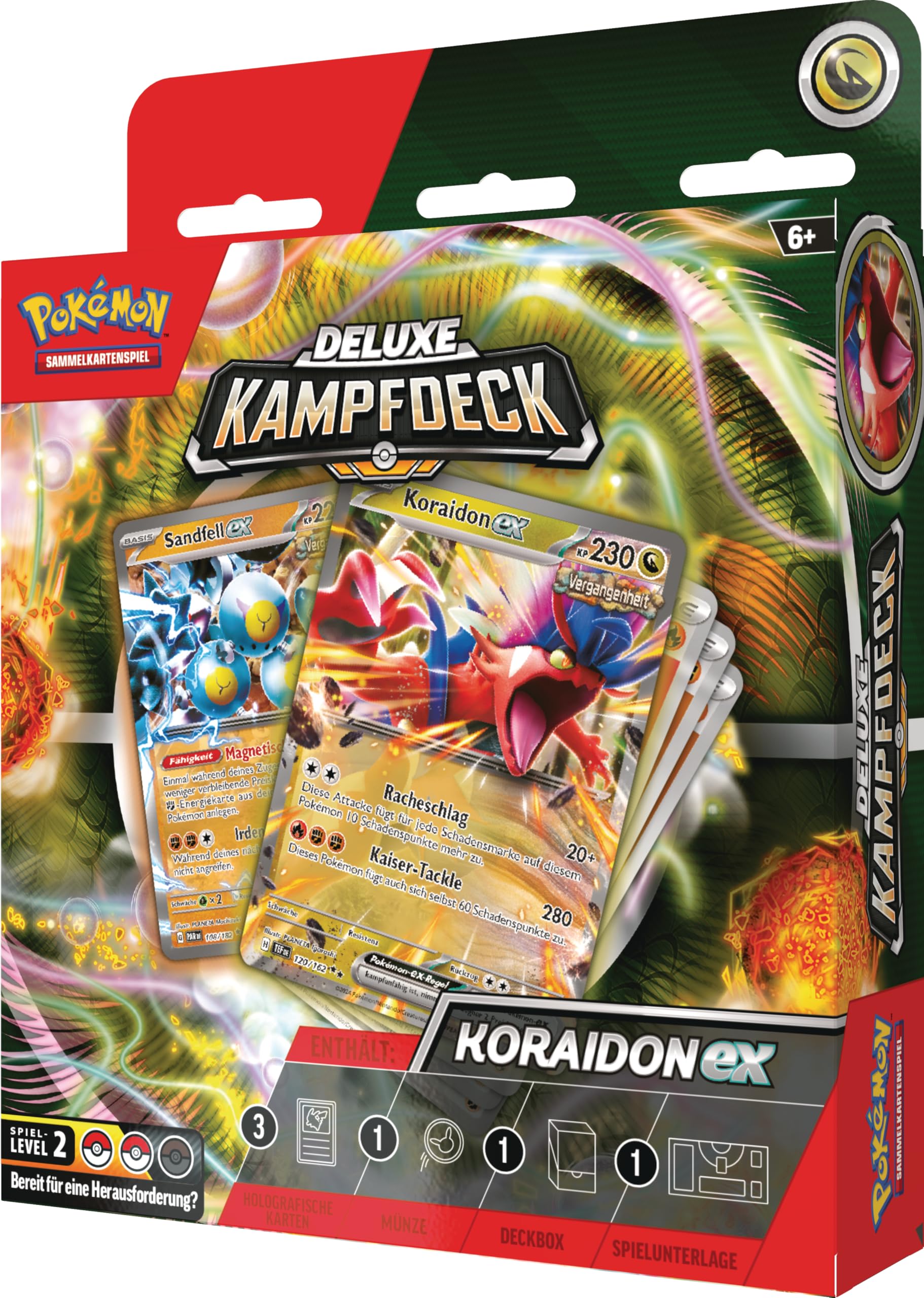 Pokémon-Sammelkartenspiel: Deluxe-Kampfdeck Zapdos-ex (sofort spielbares Deck mit 60 Karten & Zubehör)