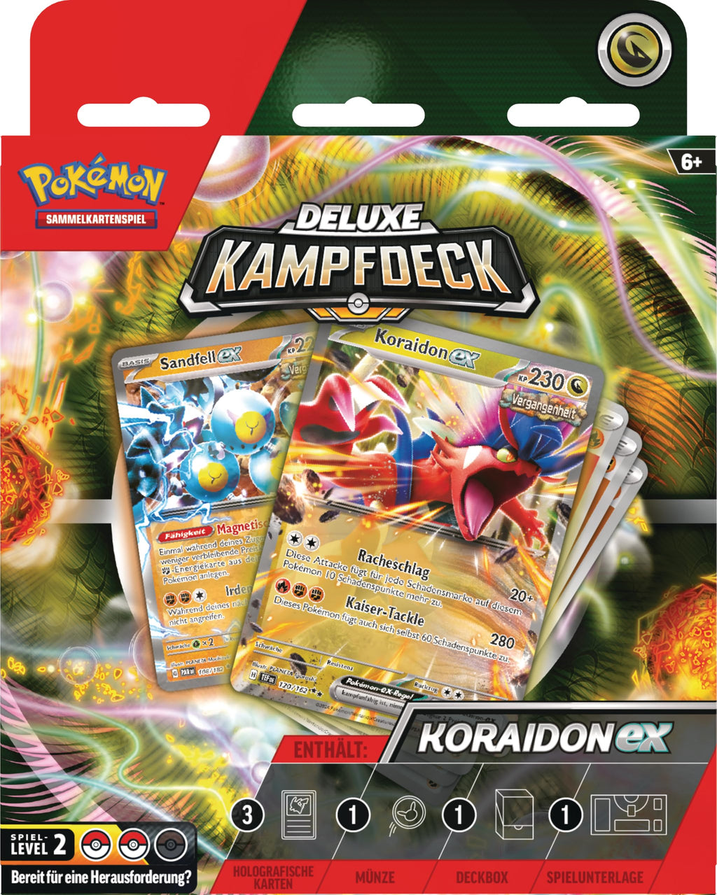 Pokémon-Sammelkartenspiel: Deluxe-Kampfdeck Zapdos-ex (sofort spielbares Deck mit 60 Karten & Zubehör)