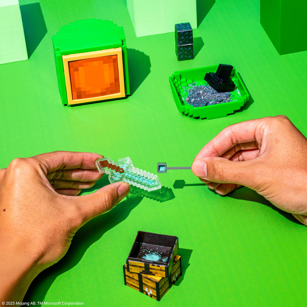 MGA's Miniverse Make It Mini Minecraft – Minecraft Mini-Sammlerstücke, Geheimnisvolle Blindverpackung, Harz-Bastelspiel, 12 Sammlerstücke, Nicht Essbar – Für Sammler, ab 8 Jahren