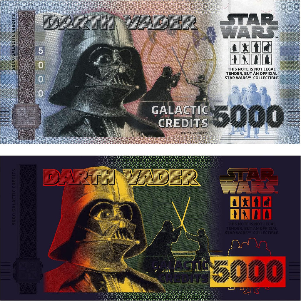 FANTASY CLUB Star Wars Original Darth Vader Trilogie | Offizielles Merchandising | Limitierte Auflage mit goldenem Hologramm und UV-Effekten