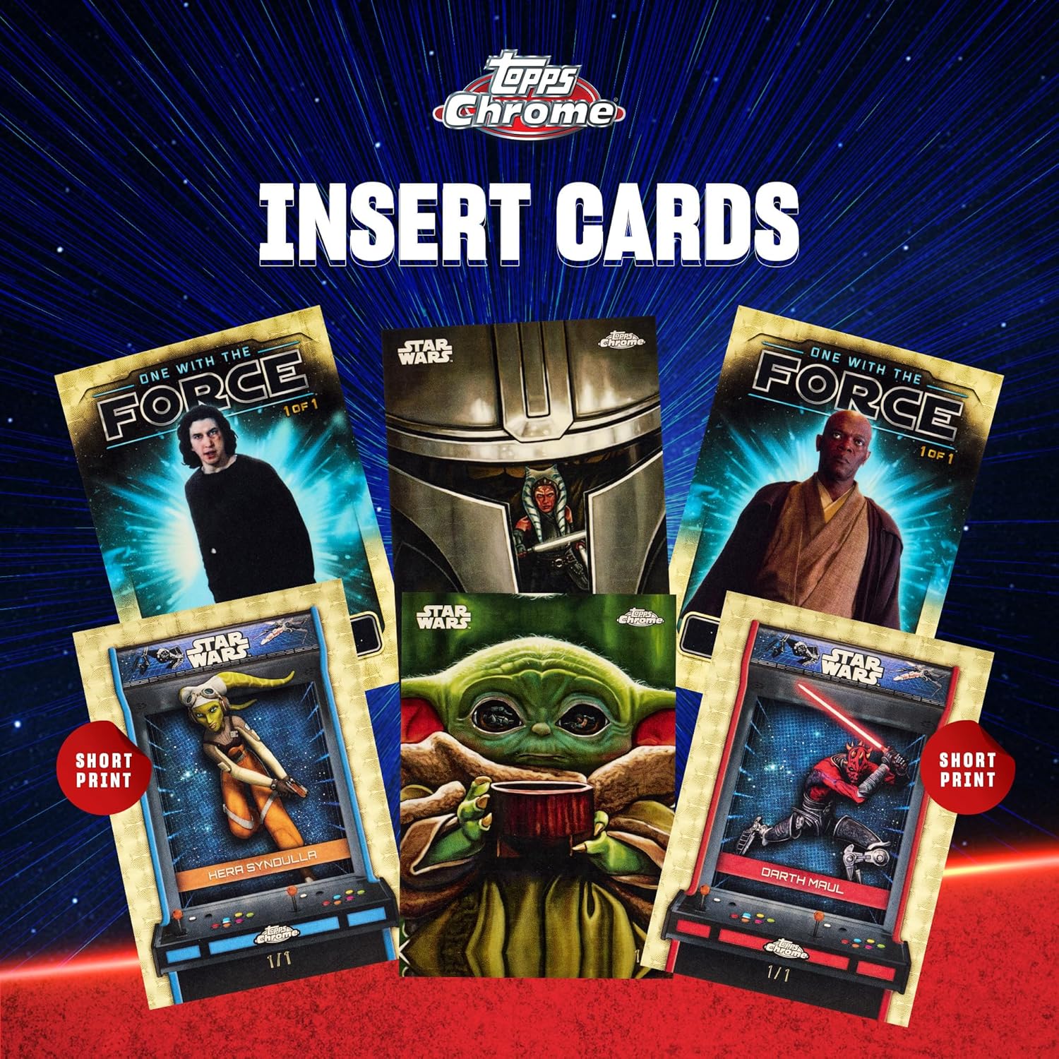 2025 Topps Chrome Star Wars – Fabrikversiegelt – Wertbox