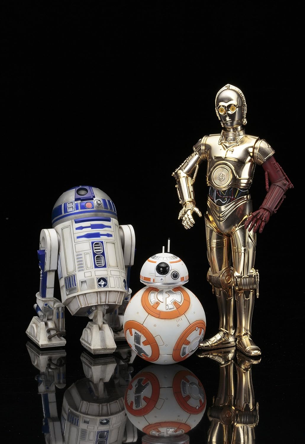 Kotobukiya ksw114 Maßstab 1: 10 "C-3PO & R2-D2/mit bb-8 ARTFX + Statue