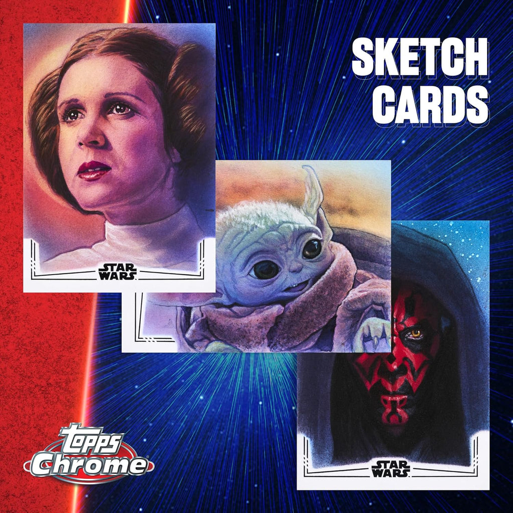 2025 Topps Chrome Star Wars - Factory Sealed - Value Box