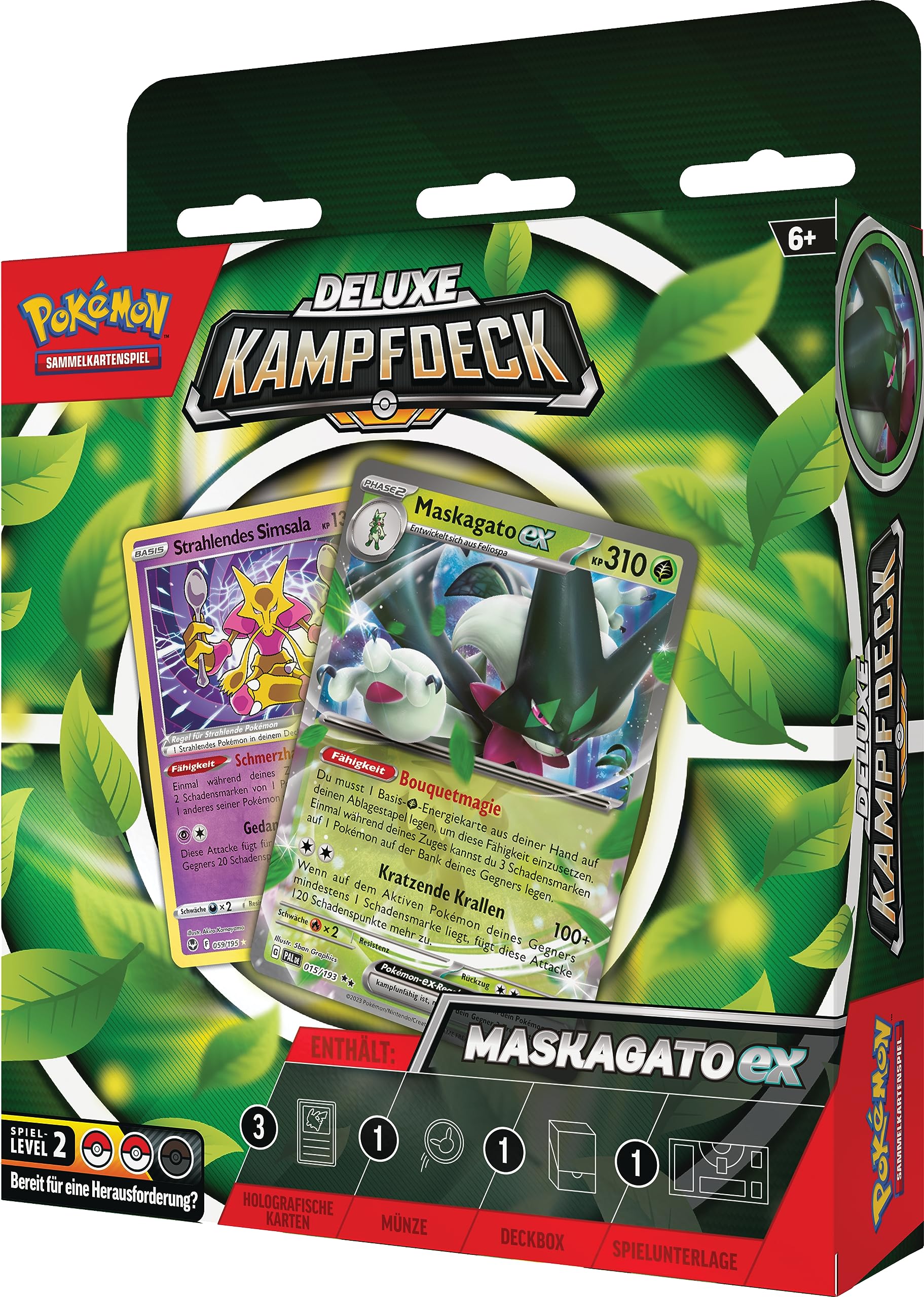 Pokémon-Sammelkartenspiel: Deluxe-Kampfdeck Zapdos-ex (sofort spielbares Deck mit 60 Karten & Zubehör)