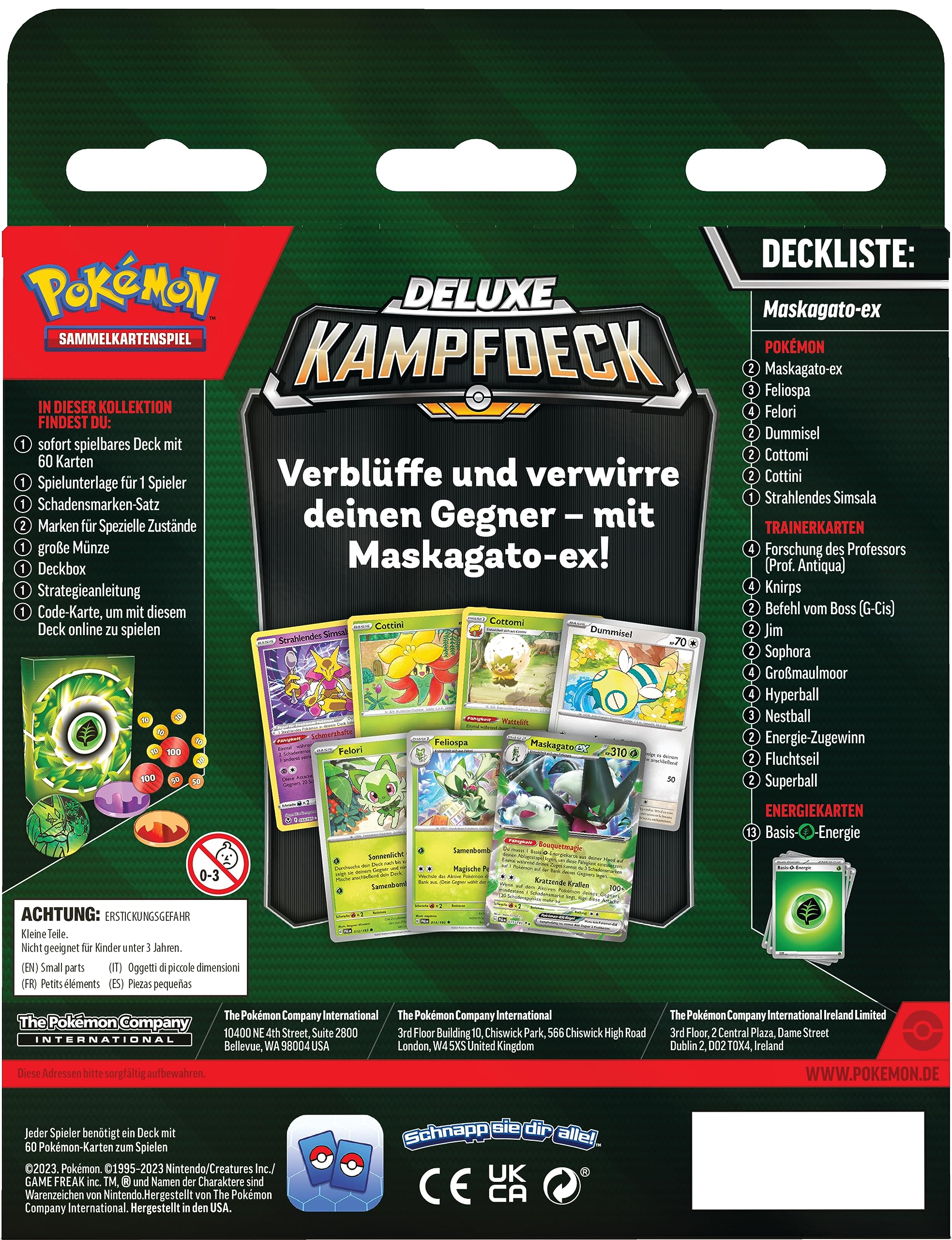 Pokémon-Sammelkartenspiel: Deluxe-Kampfdeck Zapdos-ex (sofort spielbares Deck mit 60 Karten & Zubehör)