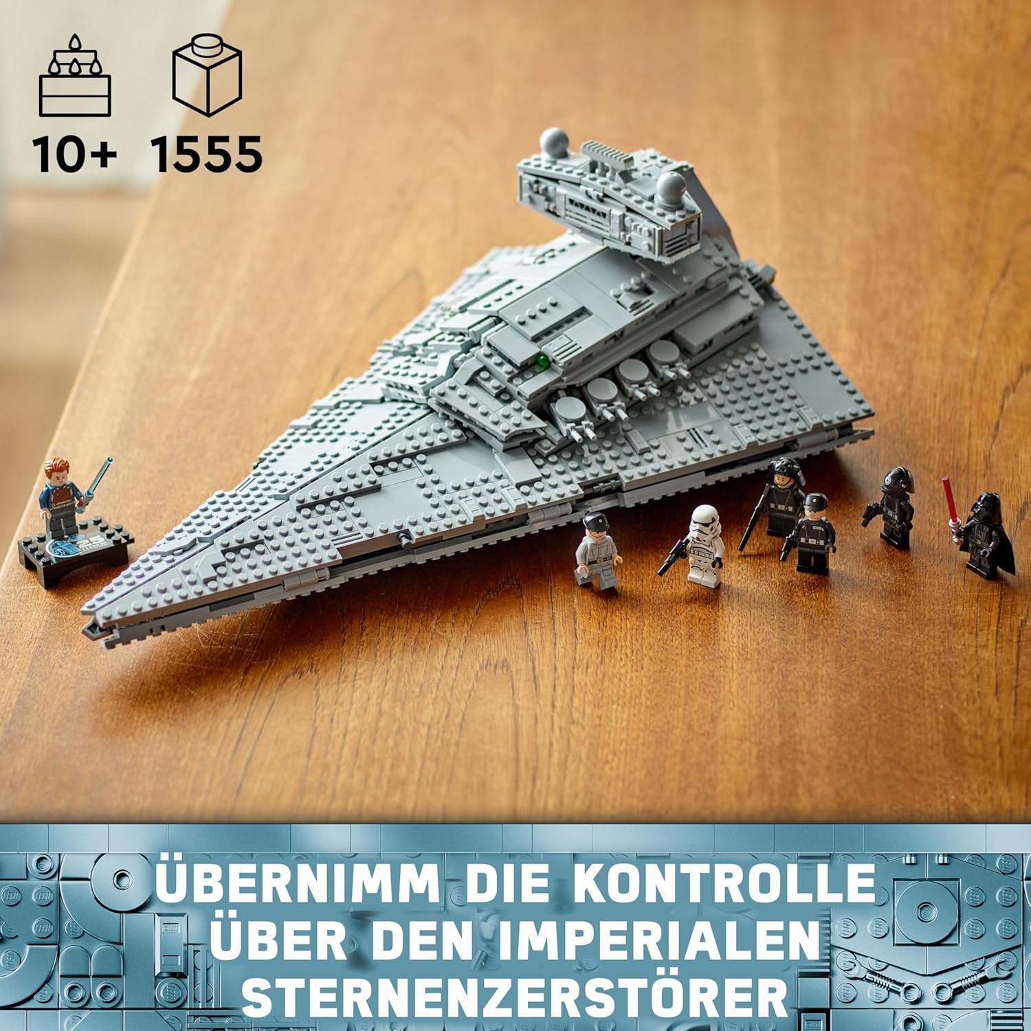 LEGO Star Wars 75394 Imperial Star Destroyer – Spaceship Toy with Detailed Interior and 7 Minifigures – Birthday Gift for Boys Ages 10 and Up and Adult Fans