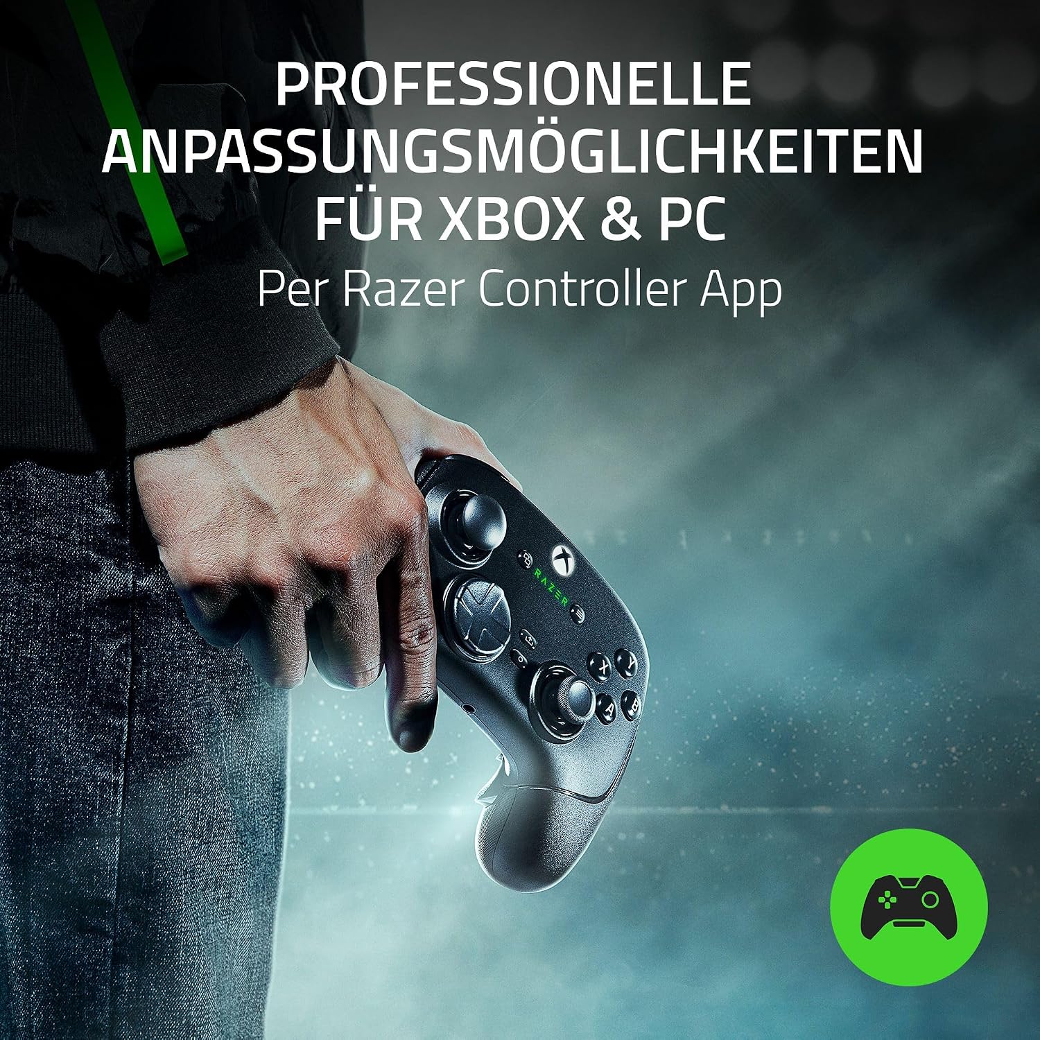 Razer Wolverine V3 Pro - Kabelloser Esports Controller für Xbox & PC (HyperSpeed Wireless, Mecha Tactile Action Buttons, Anti-Drift Hall Effect Analog Sticks, haptische Vibrationen) Schwarz