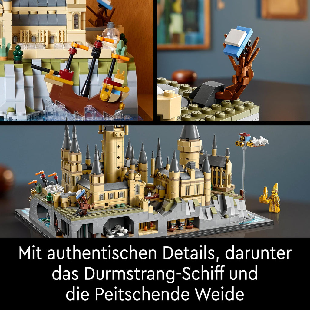 LEGO Harry Potter Hogwarts Castle and Grounds - Collectible Set for Adults including Main Tower & Astronomy Tower, Chamber of Secrets & Architect Minifigure - 76419