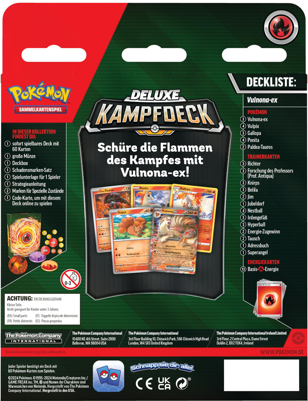 Pokémon-Sammelkartenspiel: Deluxe-Kampfdeck Zapdos-ex (sofort spielbares Deck mit 60 Karten & Zubehör)