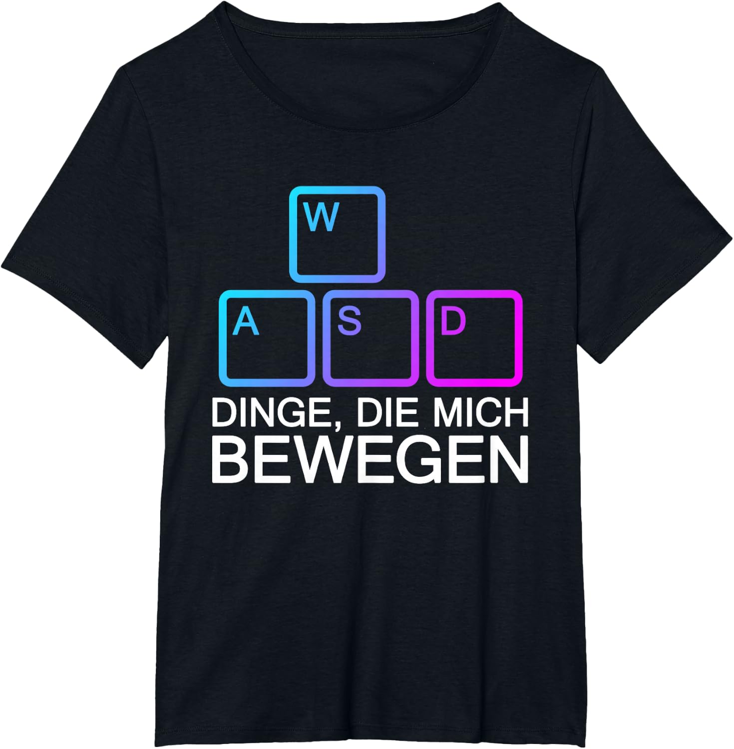 Dinge Die Mich Bewegen WASD PC Gamer WASD T-Shirt