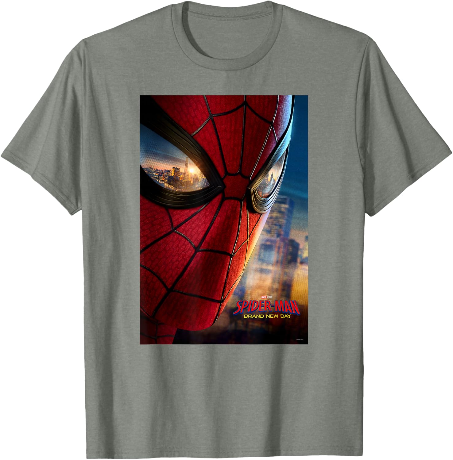 Marvel Studios Spider-Man BND Movie 2026 Mask Eyes Poster T-Shirt