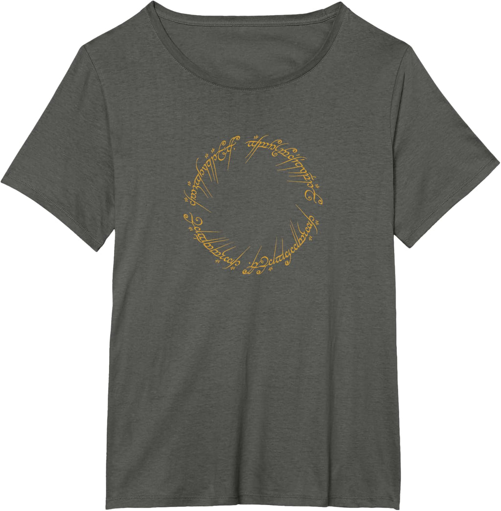 Lord of The Rings One Ring Inscription T Shirt T-Shirt