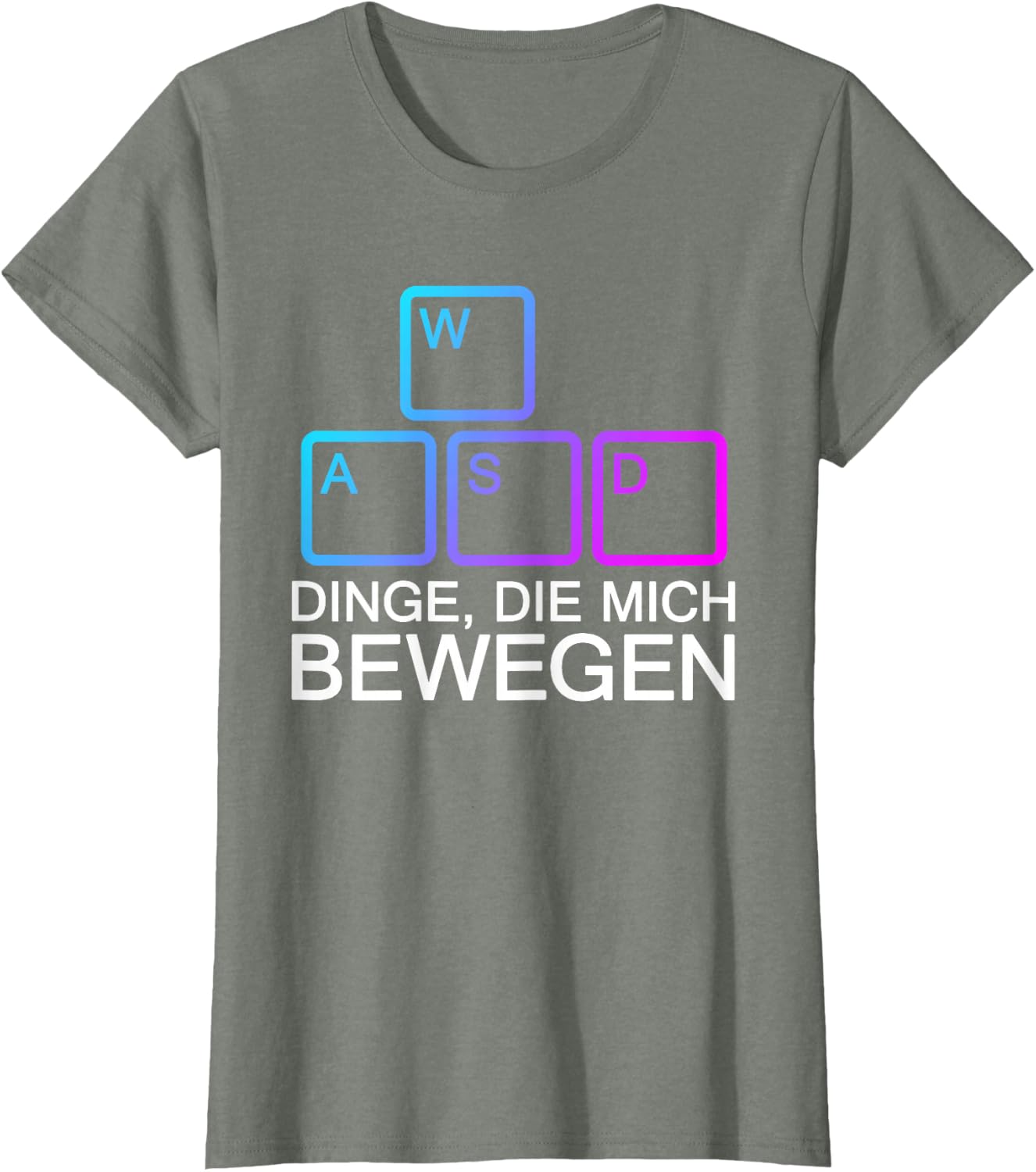 Dinge Die Mich Bewegen WASD PC Gamer WASD T-Shirt