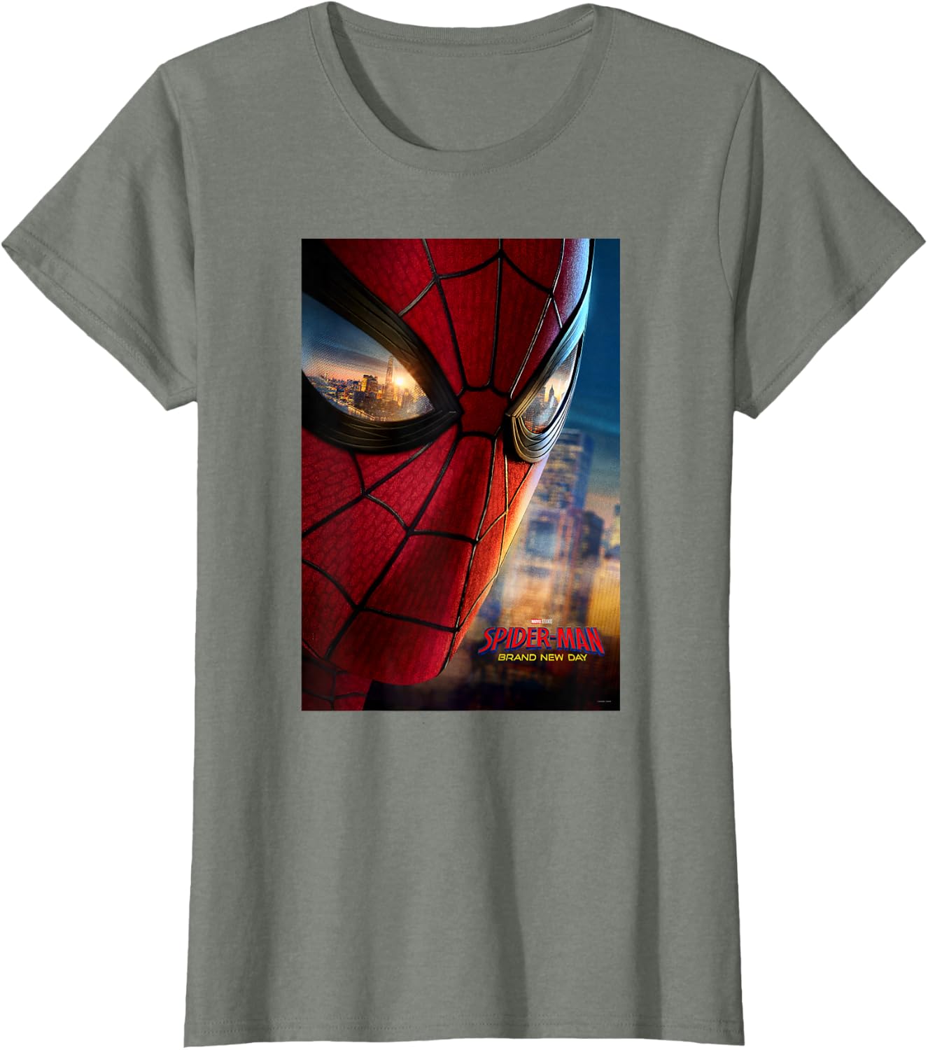 Marvel Studios Spider-Man BND Movie 2026 Mask Eyes Poster T-Shirt