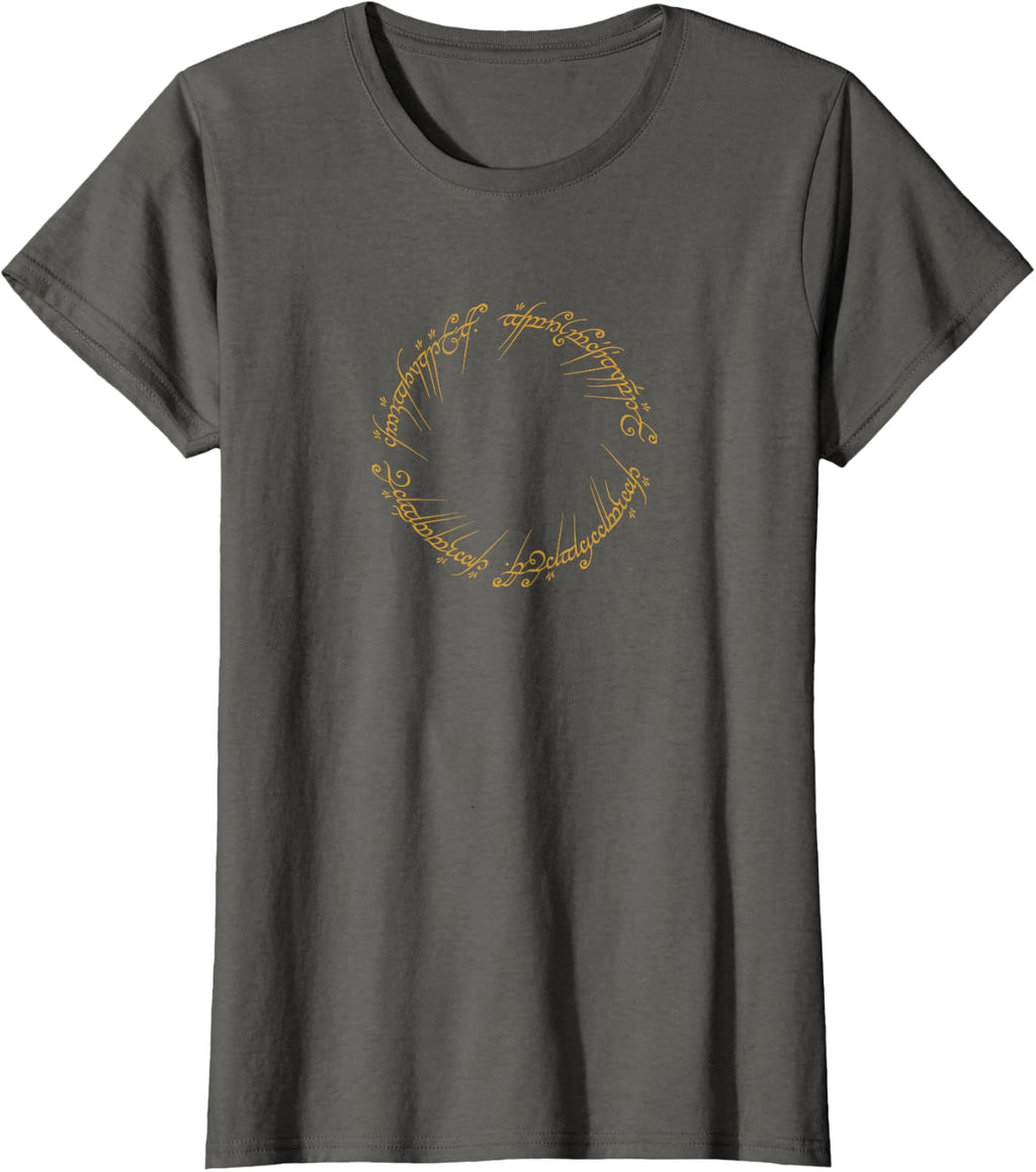 Lord of The Rings One Ring Inscription T Shirt T-Shirt