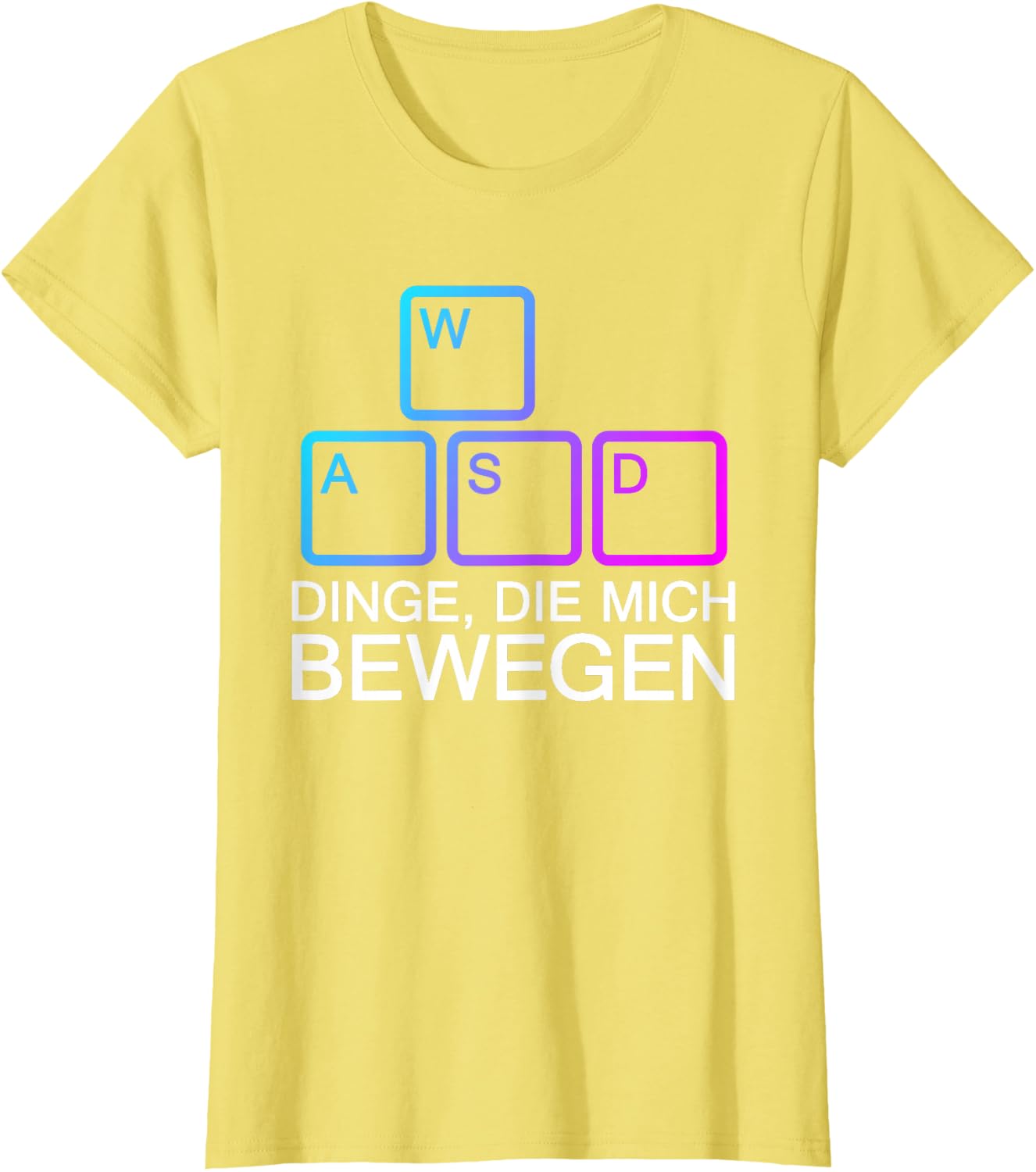 Dinge Die Mich Bewegen WASD PC Gamer WASD T-Shirt