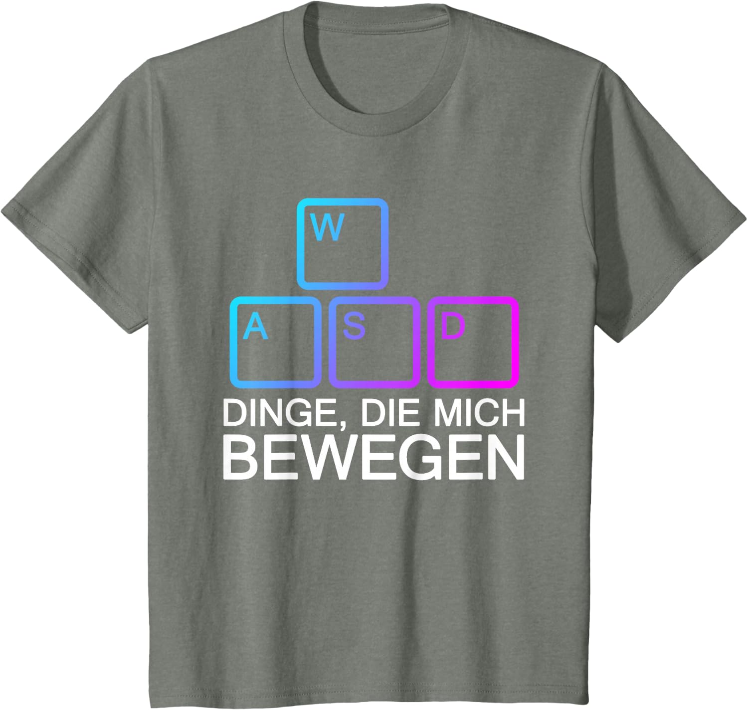 Dinge Die Mich Bewegen WASD PC Gamer WASD T-Shirt