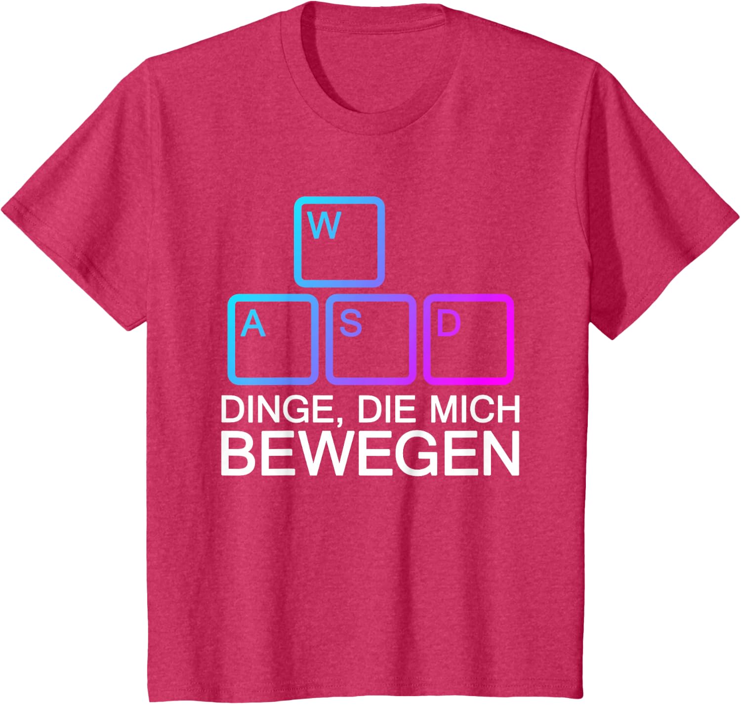 Dinge Die Mich Bewegen WASD PC Gamer WASD T-Shirt