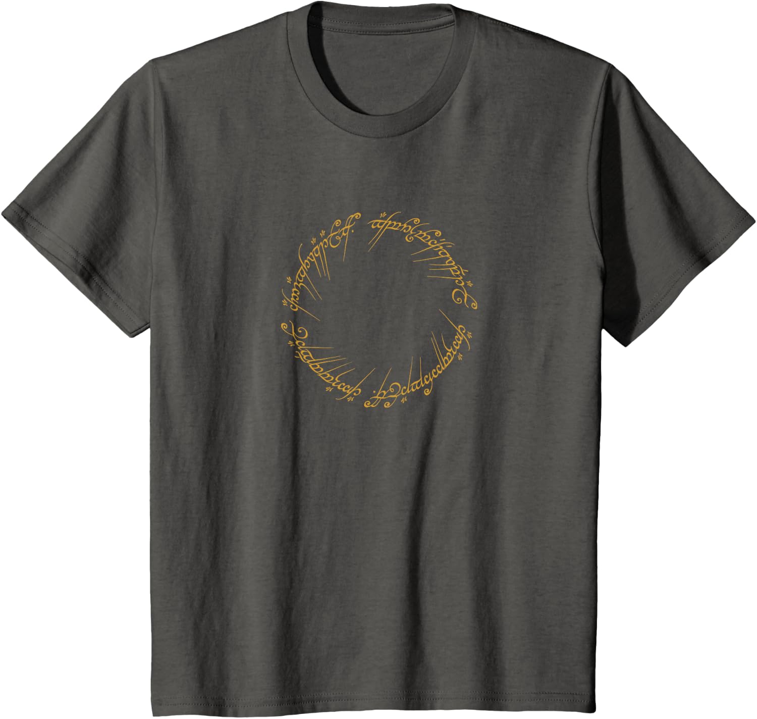 Lord of The Rings One Ring Inscription T Shirt T-Shirt
