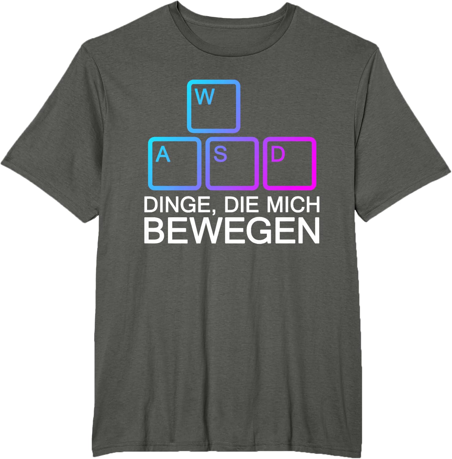 Dinge Die Mich Bewegen WASD PC Gamer WASD T-Shirt