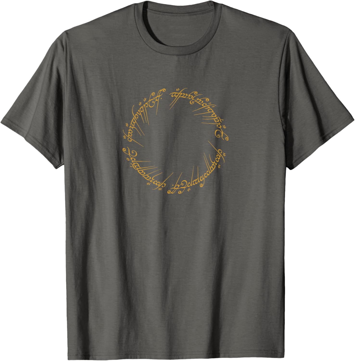 Lord of The Rings One Ring Inscription T Shirt T-Shirt