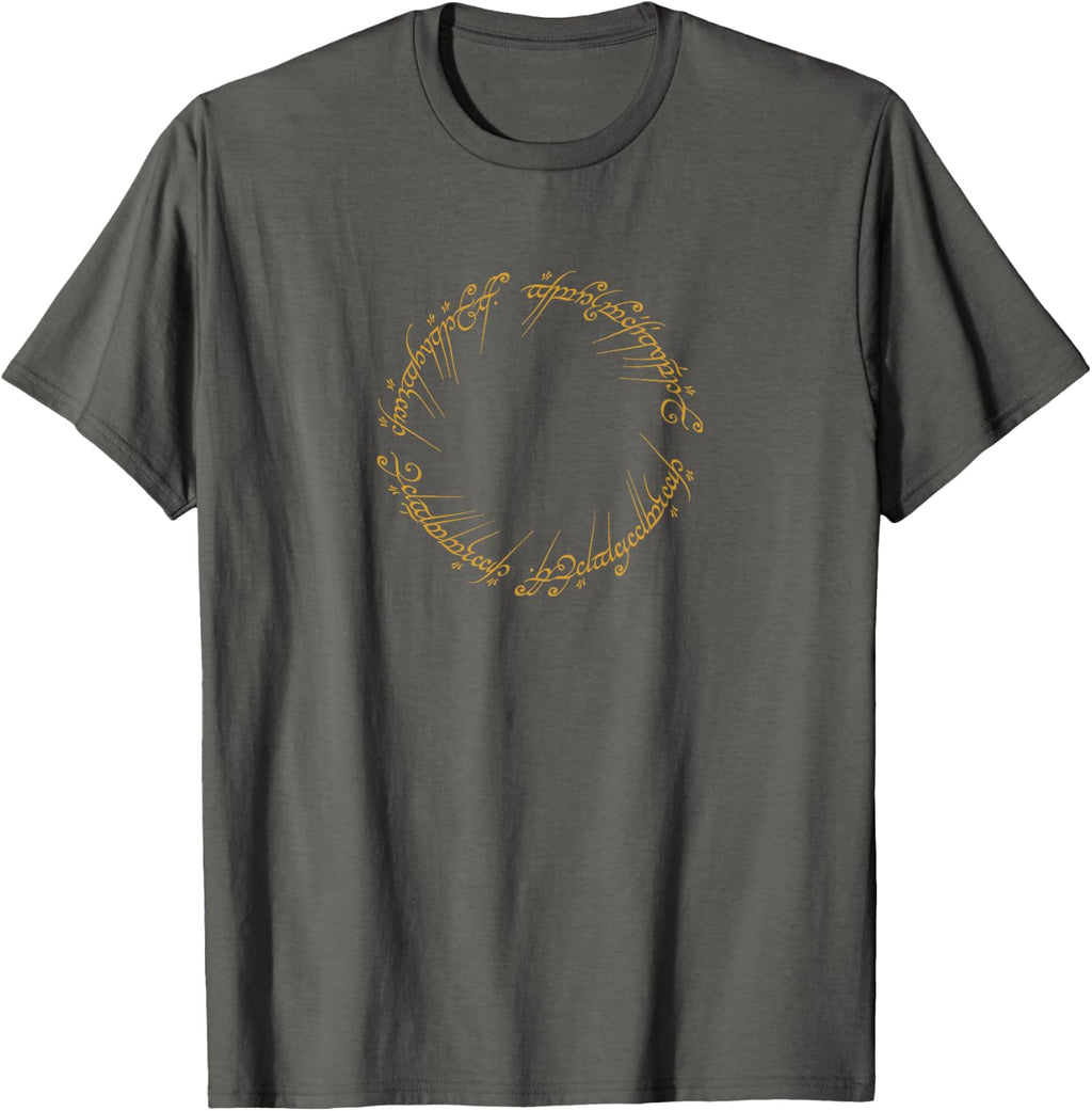 Lord of The Rings One Ring Inscription T Shirt T-Shirt