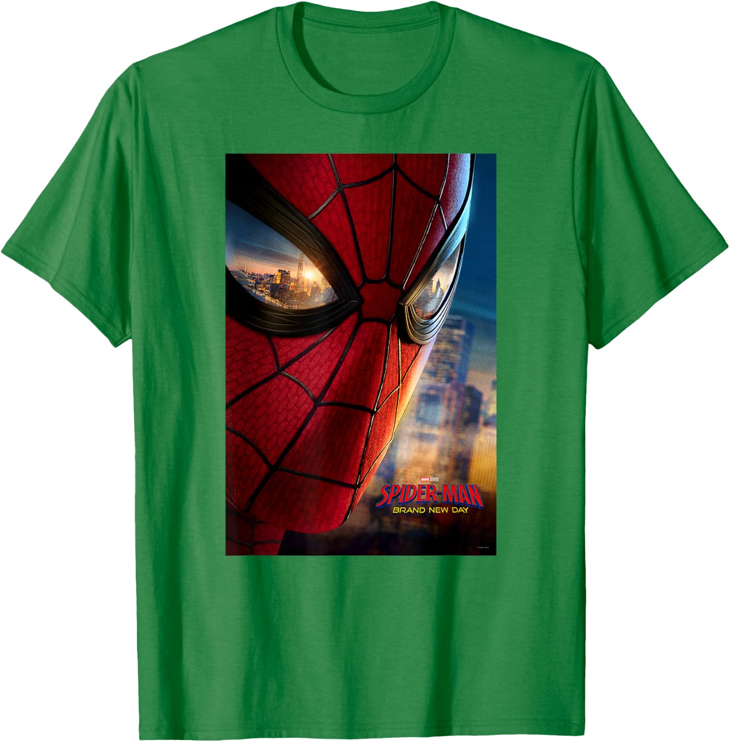 Marvel Studios Spider-Man BND Movie 2026 Mask Eyes Poster T-Shirt
