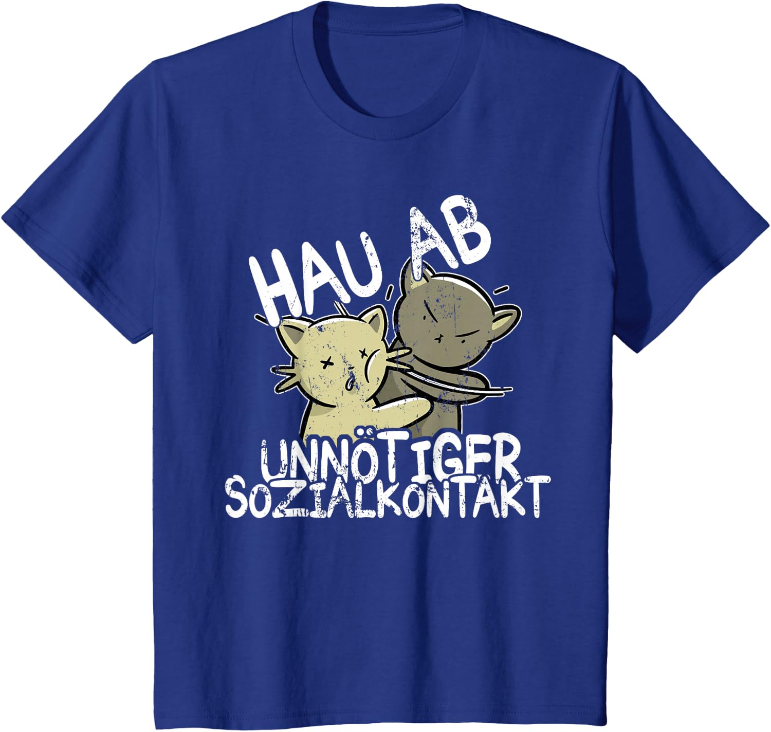 Hau Ab! Unnötiger Sozialkontakt BAKA Anime Style Geschenk T-Shirt