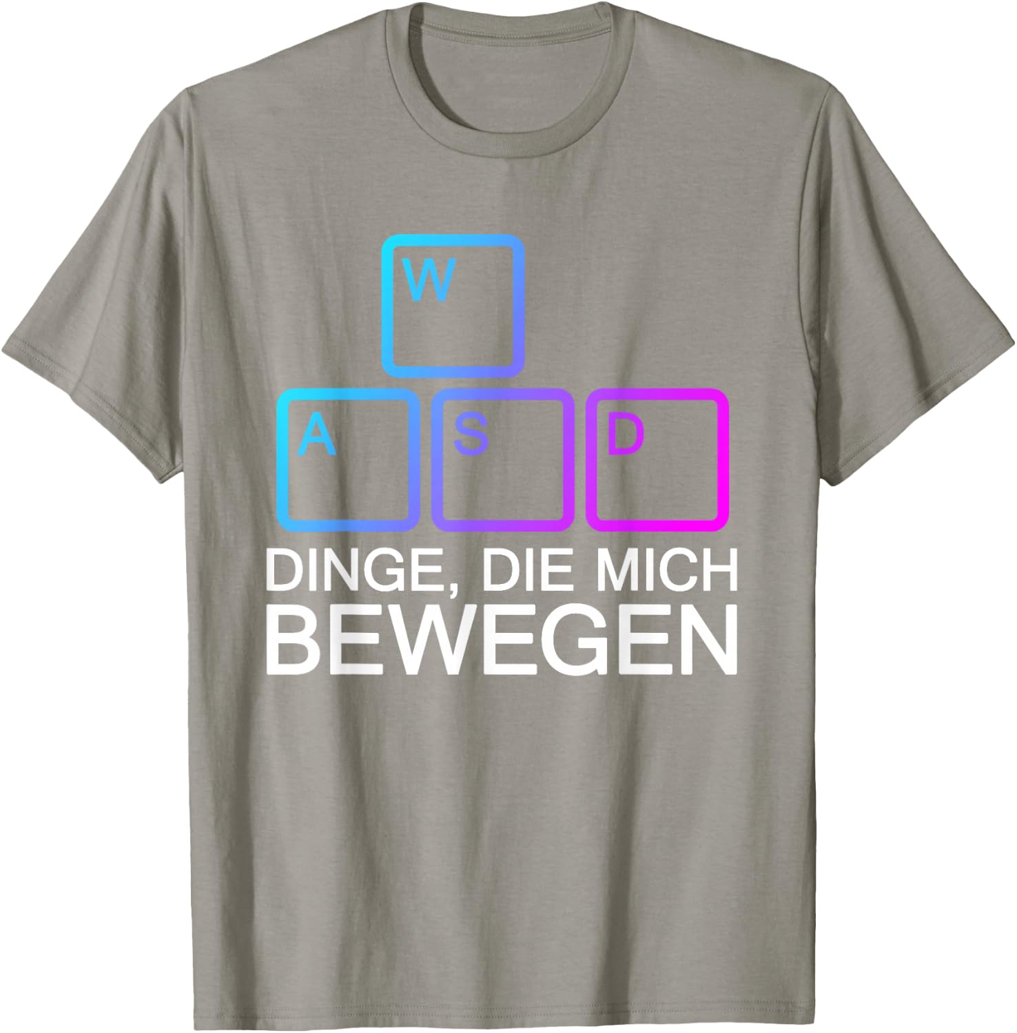 Dinge Die Mich Bewegen WASD PC Gamer WASD T-Shirt