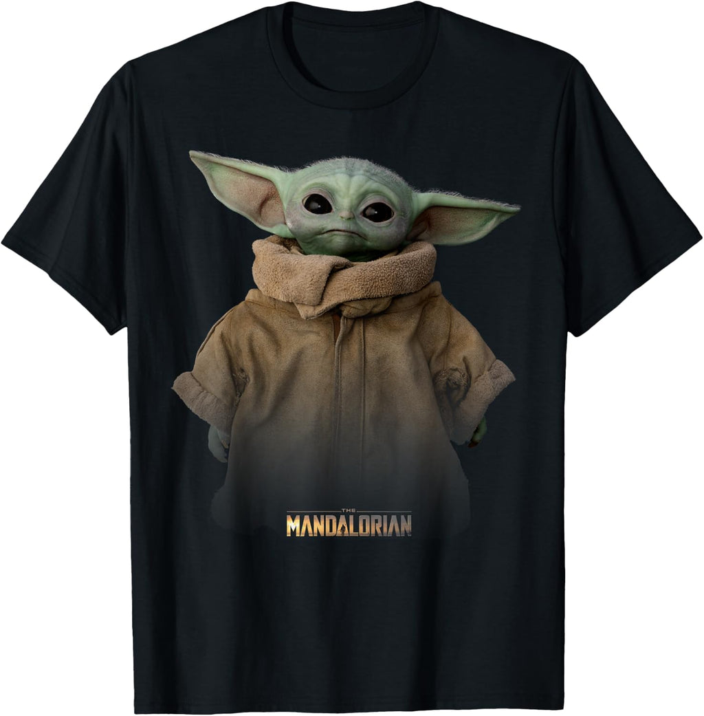 Star Wars Der Mandalorianer The Child Einfaches Porträt T-Shirt
