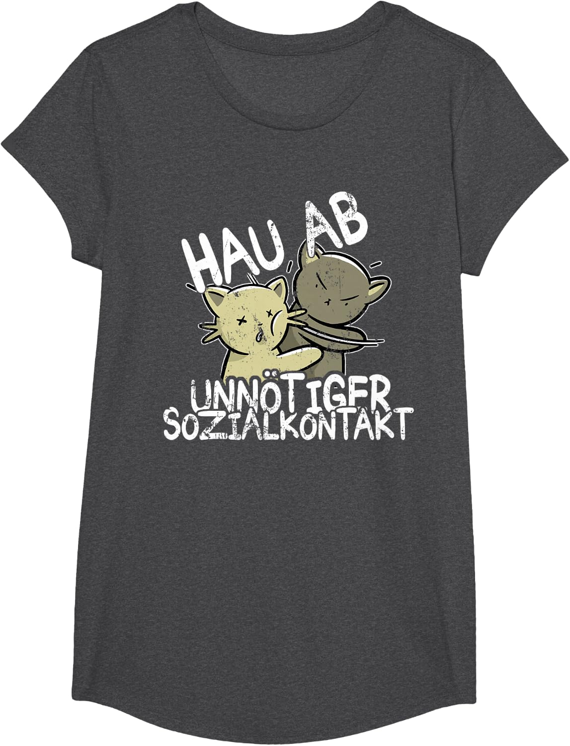 Hau Ab! Unnötiger Sozialkontakt BAKA Anime Style Geschenk T-Shirt