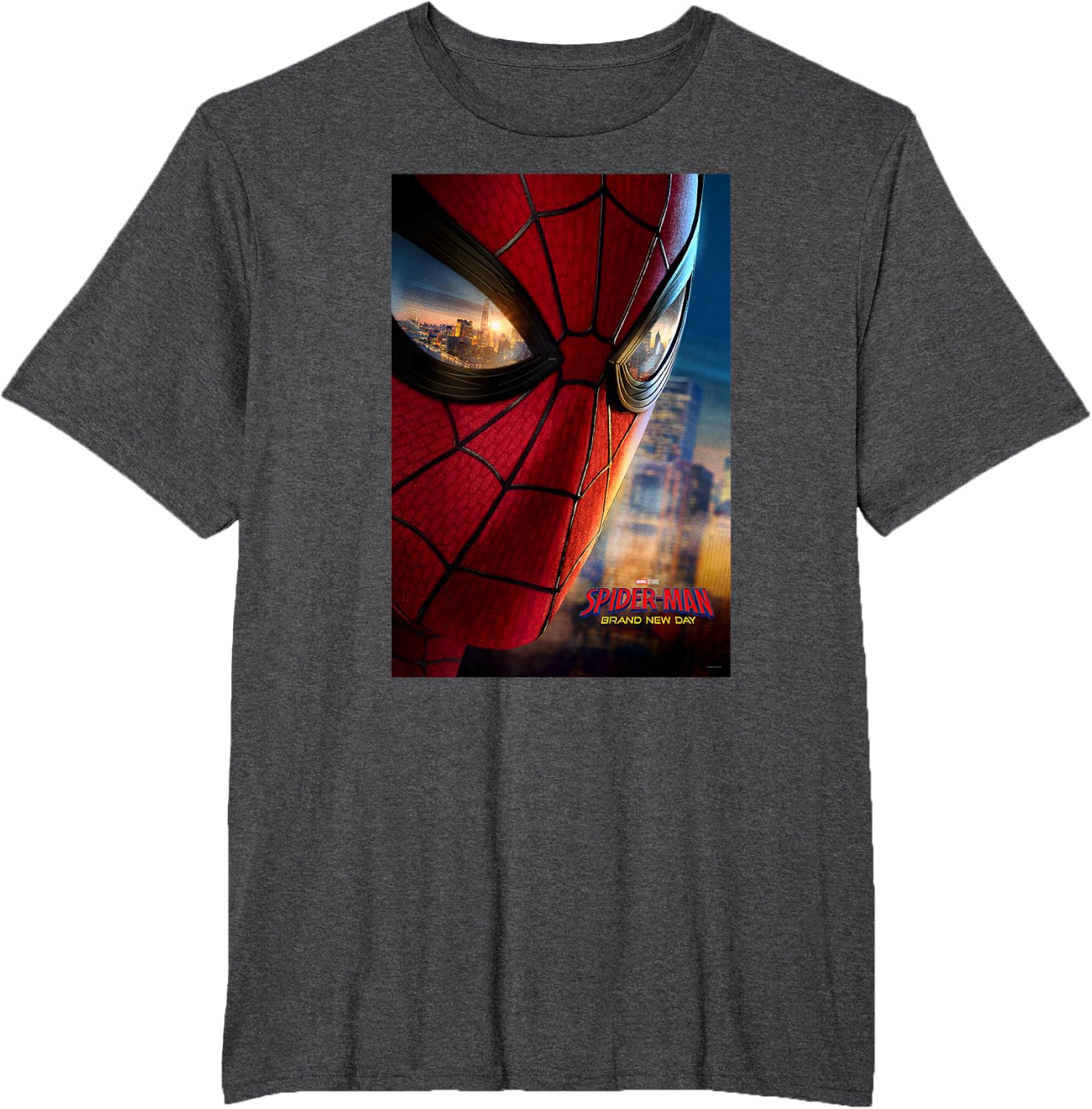 Marvel Studios Spider-Man BND Movie 2026 Mask Eyes Poster T-Shirt